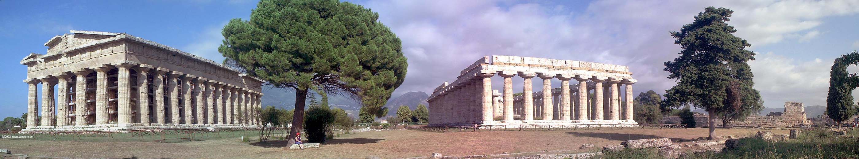 panorama temples of paestum