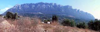 Panorama Alburni-Berge im Cilento
